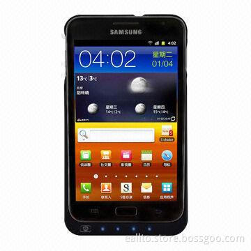 Power Bank/Case for Samsung i9220, with 3,000mAh Capacity, Comes in Black and White